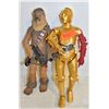 Image 1 : LARGE 12 INCH CHEWBACCA & C3PO FIGURES