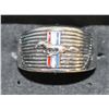 Image 1 : MENS .925 STERLING SILVER "FORD MUSTANG" RING