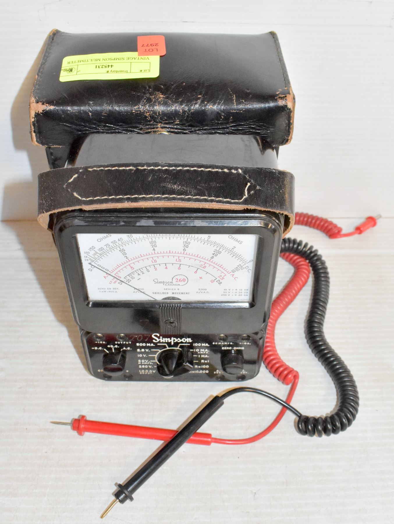 VINTAGE SIMPSON MULTIMETER