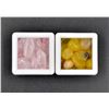 Image 1 : #179-NATURAL PINK ROSE QUARTZ& YELLOW AGATE ROUGH
