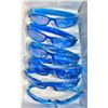 6 PAIRS BLUE DESIGNOR SUNGLASSES