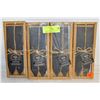 4 PACKS OF WILLOW SLATE PLANT LABELS W. SOAP STONE