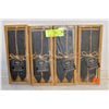 Image 1 : 4 PACKS OF WILLOW SLATE PLANT LABELS W. SOAP STONE