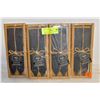 4 PACKS OF WILLOW SLATE PLANT LABELS W. SOAP STONE