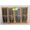 Image 1 : 4 PACKS OF WILLOW SLATE PLANT LABELS W. SOAP STONE