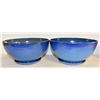 Image 1 : 2 X 10" PLANTERS - COBALT BLUE