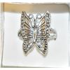 Image 1 : BUTTERFLY RING AND WHITE AND GOLD PENDANT