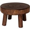 Image 1 : NEW UNPACKED MINI WOODEN PLANT STAND, 8", AMZ SES