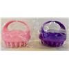 Image 1 : NEW SET OF 2 SCALP/HEAD MASSAGERS, PURPLE/PINK