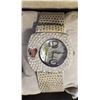 Image 1 : GREY HEART RHINESTONE WATCH