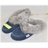 Image 1 : SOFT MOC SIZE 9 FUR TRIMMED MOCCASINS