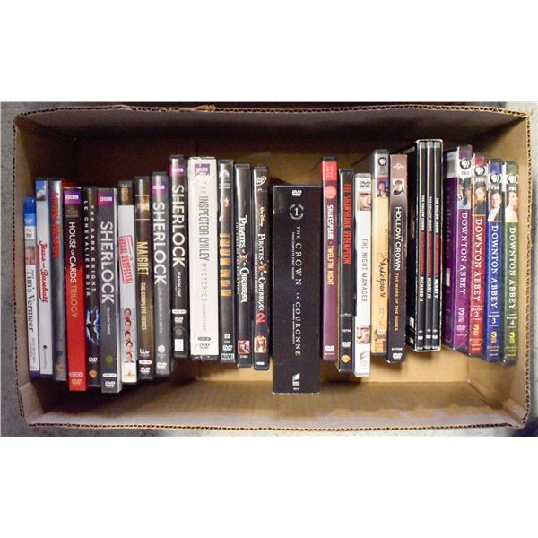 BOX OF DVD'S