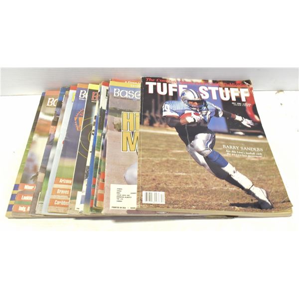 15 BASEBALL AMERICA & TUFF STUFF MAGAZINES