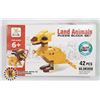 Image 1 : NEW LAND ANIMALS 42PC BUILDING SET 01 KANGAROO