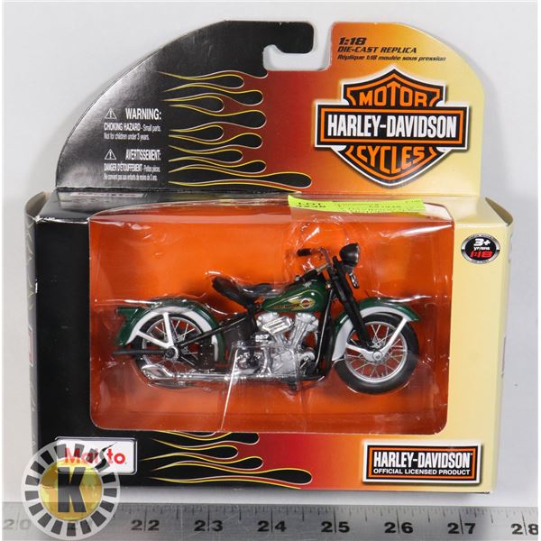 HARLEY DAVIDSON 1:18 DIE CAST REPLICA MOTORCYCLE