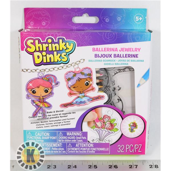 NEW SHRINKY DINKS BALLERINA JEWELRY