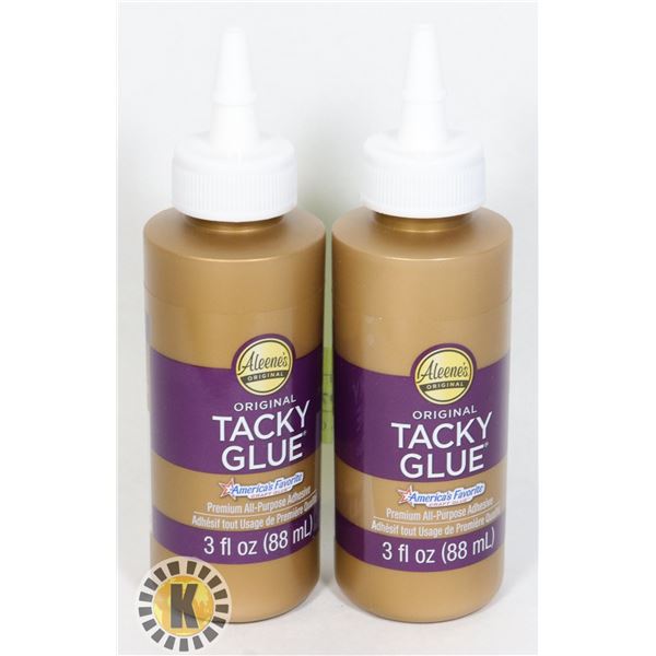 2 NEW BOTTLES OF TACKY GLUE