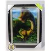 Image 1 : NEW HOLOGRAPHIC DINOSAUR FRAMED PICTURE