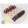 Image 2 : STONE CHESS SET ON ROUND BOARD