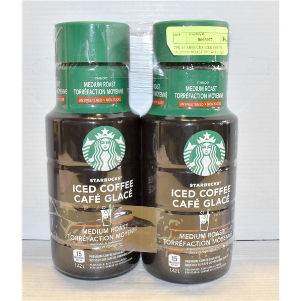 2 PACK STARBUCKS ICED COFFEE MEDIUM ROAST