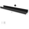 Image 2 : NEW BALLUCCI FLOATING BLACK WALL PICTURE SHELF