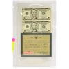 Image 1 : SHEET OF TWO 2006 US 5$  BILLS WITH VERIFIED