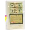 Image 1 : SHEET OF TWO 2006 US $20 BILLS WITH VERIFIED