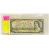 Image 1 : 1954 CANADIAN $20 DOLLAR DEVILS FACE BANK NOTE