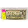 Image 1 : 1954 CANADIAN $20 DOLLAR DEVILS FACE BANK NOTE
