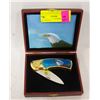 Image 1 : COLLECTOR BALD EAGLE FOLDING KNIFE IN CASE