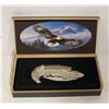 Image 1 : COLLECTOR EAGLE HEAD FOLDING KNIFE IN CASE
