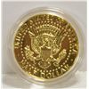 Image 1 : GOLD PLATED US HALF DOLLAR 1985