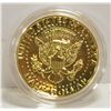 Image 1 : GOLD PLATED US HALF DOLLAR 1981