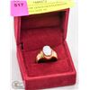 10K YELLOW GOLD GENTLEMANS CAMEO RING SIZE 10