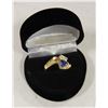 Image 1 : 14K YELLOW GOLD DIAMOND & TANZANITE RING SIZE 9.5