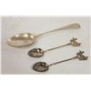 2 STERLING SILVER RICKSHAW SPOONS AND A STERLING