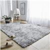Image 1 : NEW GREY 5' X 8' SHAG AREA CARPET
