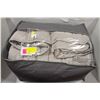 Image 1 : NEW REPACKED 25LB KING SIZE GREY WEIGHTED BLANKET