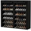 NEW REPACKED PORTABLE SHOE RACK WITH DUST COVER