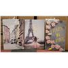 SET OF THREE NEW MODERN DESIGN CANVAS PICTURES