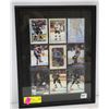 Image 1 : 9 PREMIUM WAYNE GRETZKY HOCKEY CARDS FRAMED