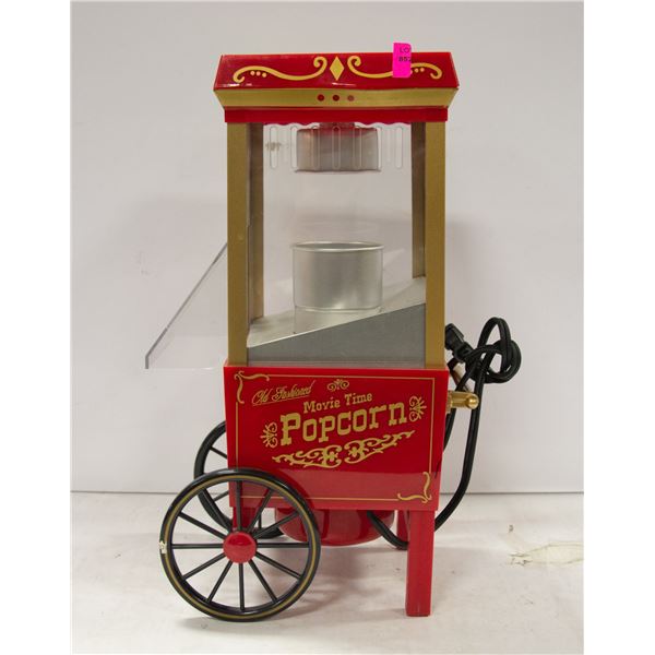 OLD FASHIONED MOVIE TIME POPCORN MACHINE