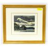 Image 1 : A.J.CASSON LAKE OF TWO RIVERS #AP59/60 FRAMED