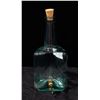 Image 1 : GREEN TRIANGULAR BOTTLE W/ DISPENSER & CORK