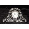 WATERFORD CRYSTAL MINI MANTEL CLOCK APPROX 3" TALL