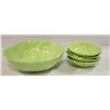 Image 1 : 5PC CABBAGE WARE SALAD SET