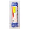 Image 1 : NEW 3/8" X 45" DIAMOND BRAIDED POLY ROPE