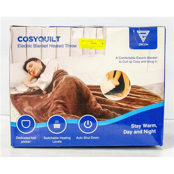 NEW REPACKAGED COZY QUILT ELECTRIC BLANKET