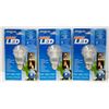 Image 1 : CASE OF 3 OUTDOOR LONG LIFE LED BULBS