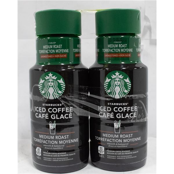 2 PACK STARBUCKS ICED COFFEE MEDIUM ROAST